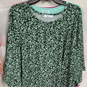 Angel sleeve Tunic - Clover Vine